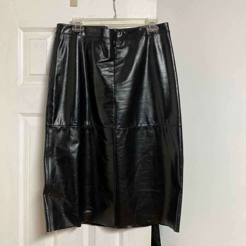 Vintage leather skirt